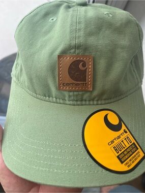 Carhartt Pastel Green Adjustable Cap with Logo Patch Unisex